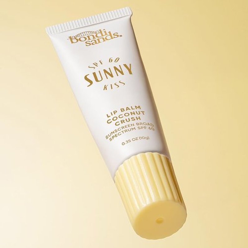 Bondi Sands Sunny Kiss SPF 60 Coconut Crush Lip Balm - Nourishing Hydrating Sunscreen, Glossy Finish, 0.3 Oz