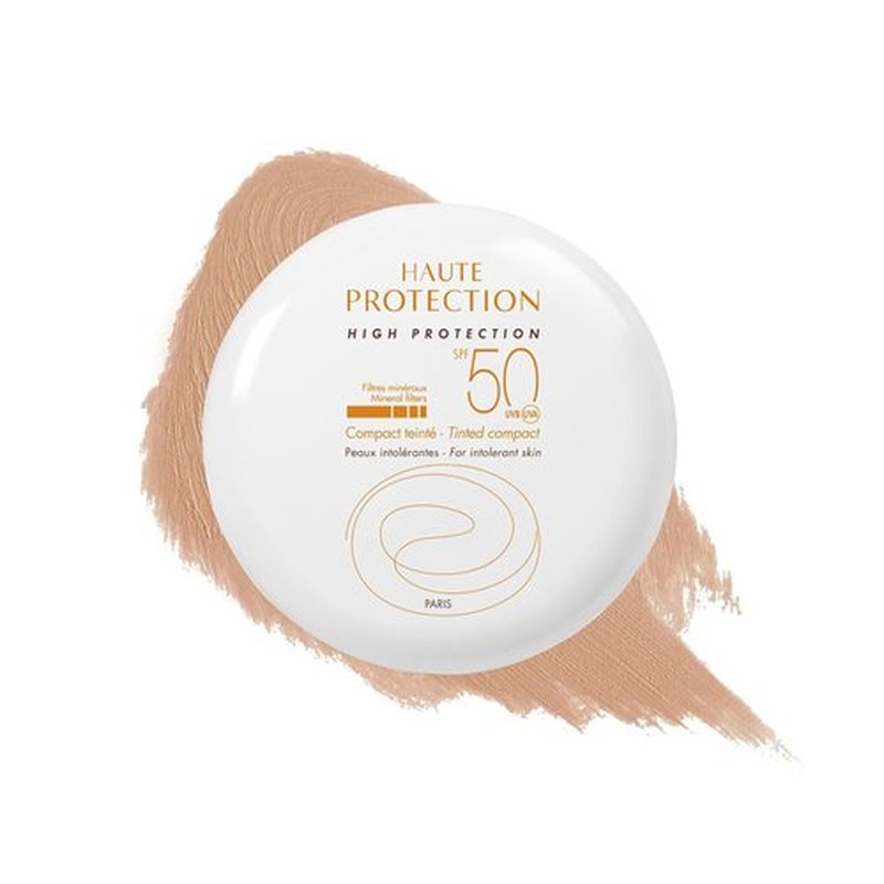 Avène High Protection Tinted Compact | Mineral Sunscreen SPF 50+ | Water Resistant & Non-Greasy