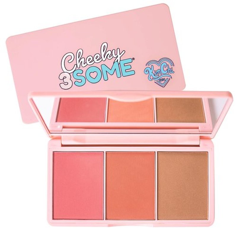 KimChiChic Beauty Cheeky 3Some Blush Trio, Blush Makeup Palette with 3 Colors, Use Individually or Blend All Shades for Custom Look, 03 Bonita Señorita, 0.47 oz