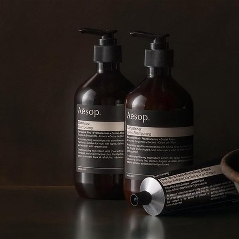 Aesop Conditioner - Nourishing Formula for All Hair Types | Hydrates & Softens | Citrus, Earthy, Woody | 16.9 oz / 500mL