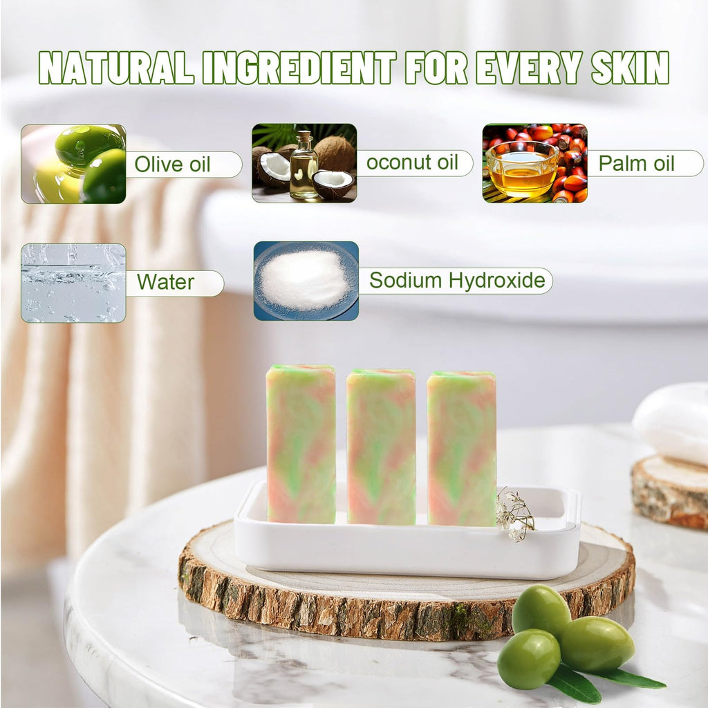 MR.A 23pcs Handmade Travel Soap, Mini Olive Hand Soap Individually Wrapped, Body Bath Gentle Bars Men Women, Travel Size Toiletries for Homeless and Hotel, Essentials Wash for Guest Bathroom