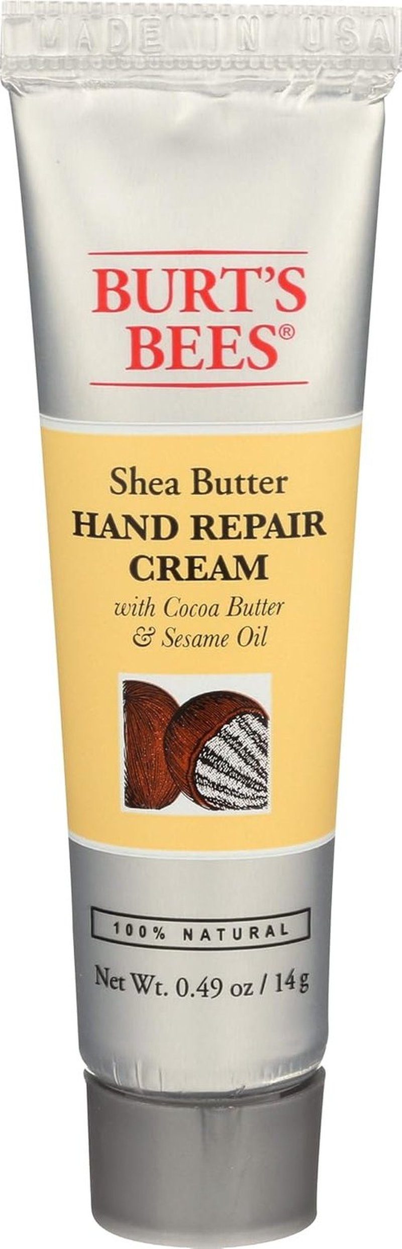 Burt's Bees Hand Repair Cream - Nourishing Shea Butter Formula | 0.49 Ounce