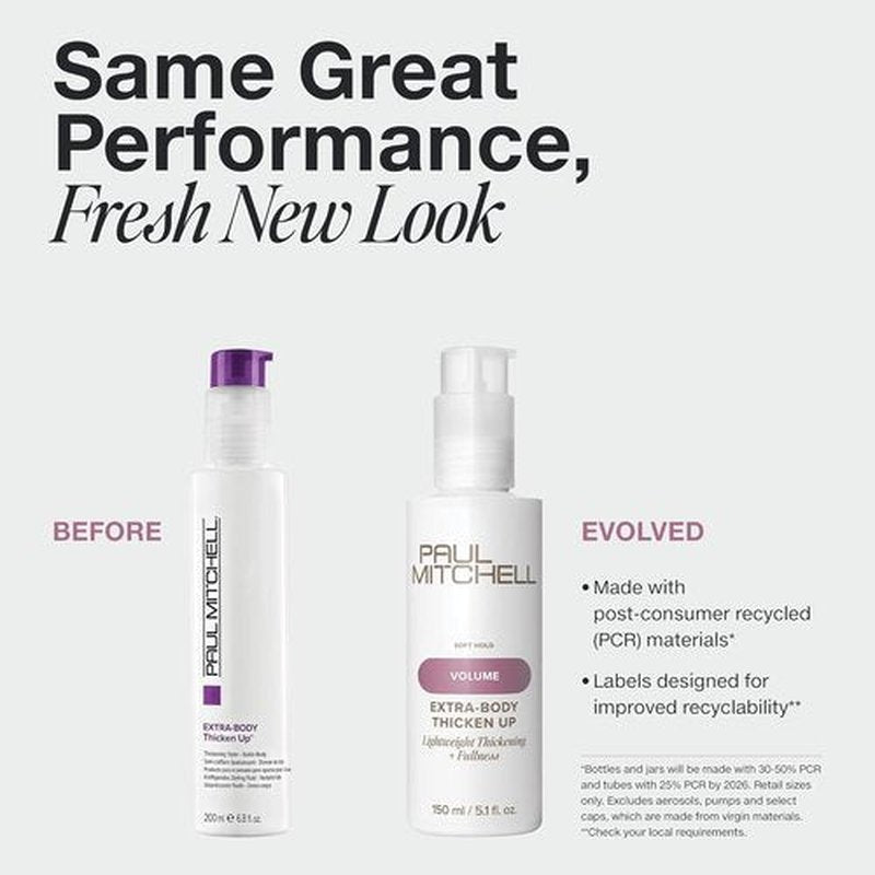 Paul Mitchell Extra-Body Thicken Up Styling Liquid - Lightweight Formula for Fullness in Fine Hair