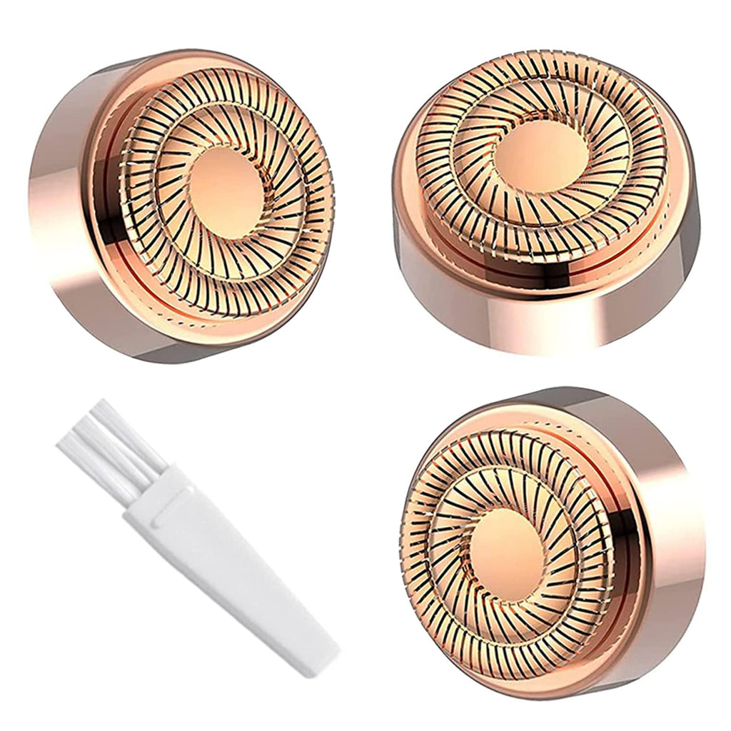 Gen 2 Replacement Heads Compatible with Flawless Facial Remover, 3 Pack