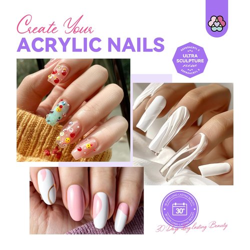 SAVILAND Monomer Acrylic Nail Liquid: 4 oz Acrylic Monomer for Nails Extension with 12# Nail Brush Dappen Dish for Beginners DIY at Home Professional Salon Use