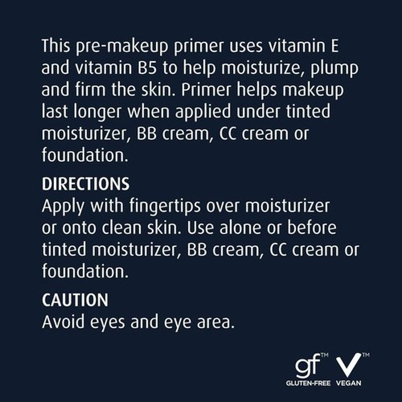 Lune+Aster Hydralift Primer - Moisturizing & Lifting Formula with Vitamin E & B5 | 1.7 Fl Oz for Normal to Dry Skin