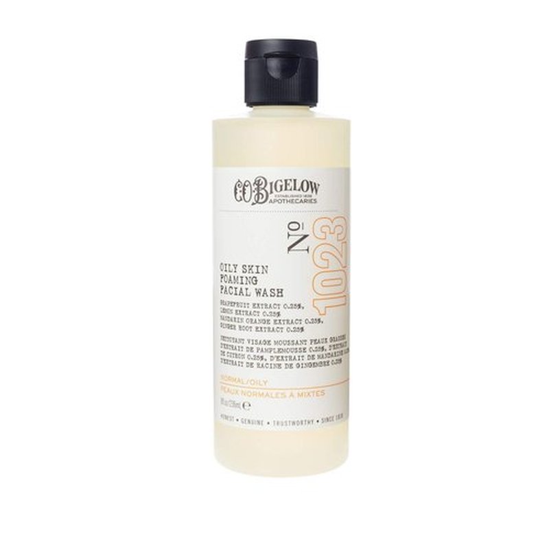 C.O. Bigelow Face Care Collection, Foaming Facial Wash for Oily Skin, Facial Cleanser, Face Wash with Grapefruit, Ginger Root, Made in the USA, 8 fl oz