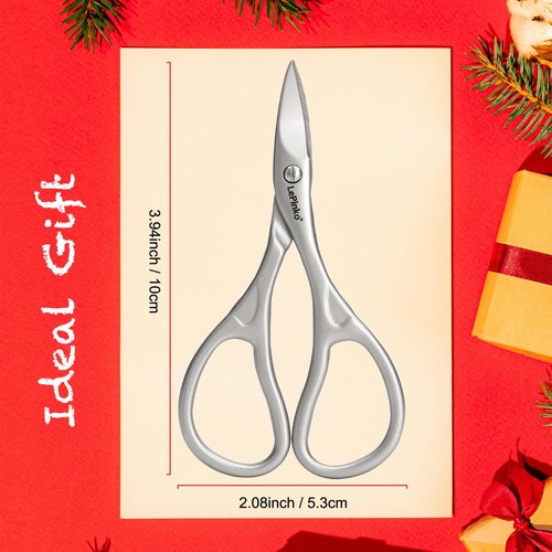 LePinko Professional Nail Scissors Kit, Micro-serrations Blades, Both for Manicure and Pedicure, Stocking Stuffers Gifts For Men and Women
