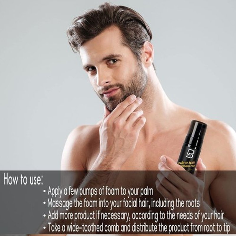 L3 - Leave-In Beard Conditioner Foam | Hydrating Beard Moisturizer for Soft, Manageable Facial Hair