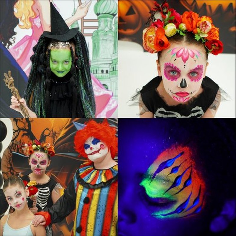 1 Stroke Palette 10 x 10g Face and Body Paint