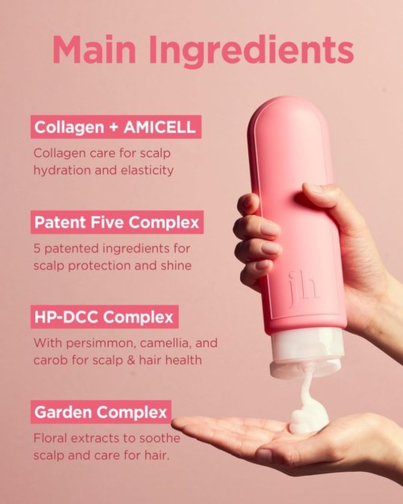 JENNYHOUSE Salon Therapy Damage Care Treatment - Korean Beauty Conditioning Nourishing Hair Mask with Hydrolyzed Collage and Biotin - Floral Scent - for Dry Frizzy Damged Hair - 8.11 fl.oz