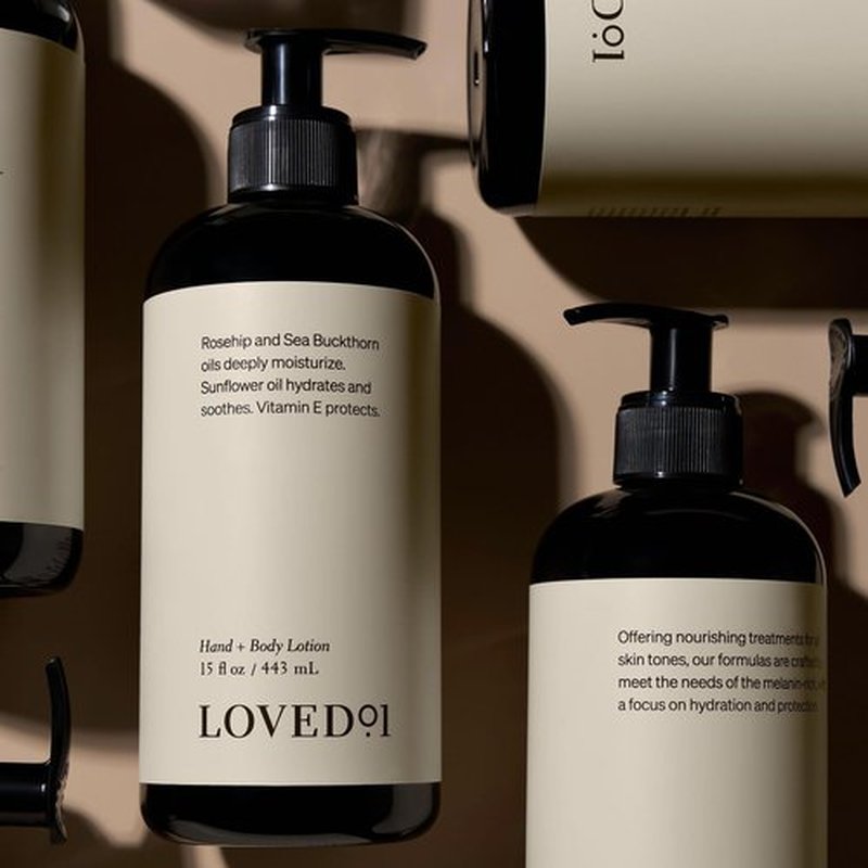 Loved01 Hand & Body Lotion, John Legend Skincare, Fragrance-Free, Fast-Absorbing and Non- Greasy Moisturizer, Oprah's Favorite Things, Blended with Shea Butter, Jojoba Oil & Vitamin E, 2-Pack (15 oz)