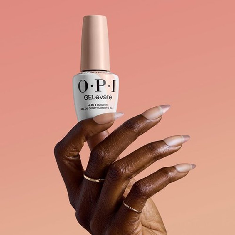 OPI GELevate Nail Builder Gel - 4-in-1 UV Cure Vegan Nail Polish | 15 ML Size