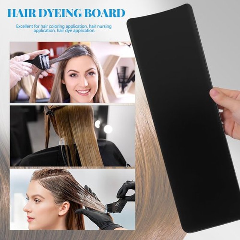 FRCOLOR Hair Coloring Paddle Board Hair Dye Highlighting Board Hair Colour Board Hair Dye Tool Salon Hairdressing Supply (Black)