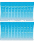 20 Pack Sunscreen SPF50+PA+++ (4ml Each),Moisturizing Travel Size Sunscreen Bulk Christmas Gift Lightweight &Portable,Face&Body Waterproof Mini Suncreens Lotion Women Travel Outdoor Daily Use-A