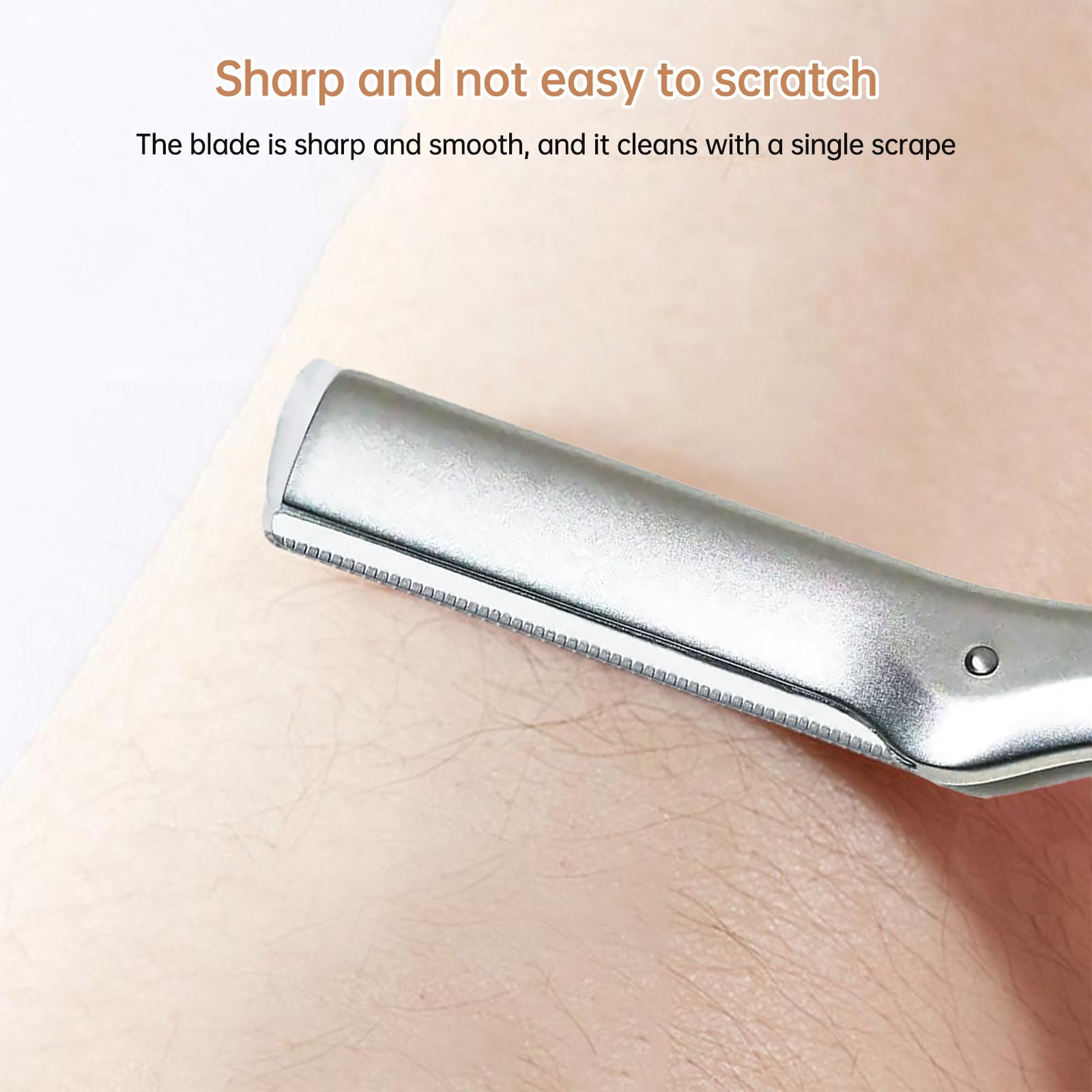 Facial Razor Replacement Blades Be suitable for Twee zerman Stainless steel blade. Pack of 20(No handle included)