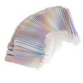 50 pieces 350gms lip gloss paper box, lipgloss mascara eyeliner packing box for DIY cosmetic, (27 * 27 * 115mm, holografic)