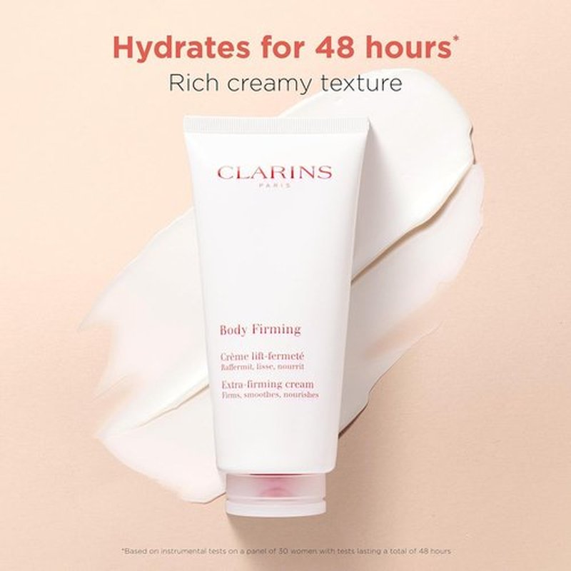 Clarins Extra-Firming Body Cream - Anti-Aging Lotion That Firms & Smoothes | 96% Natural Ingredients | 6.6 Ounces