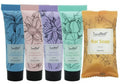 Travel Well Flower Series Mini Hotel Toiletries - Individually Wrapped Guest Bathroom Amenities in Bulk - Shampoo & Conditioner Minis Bulk - Body Wash & Lotion Sets - 60 Sets, 15 ml & 21 g Bars