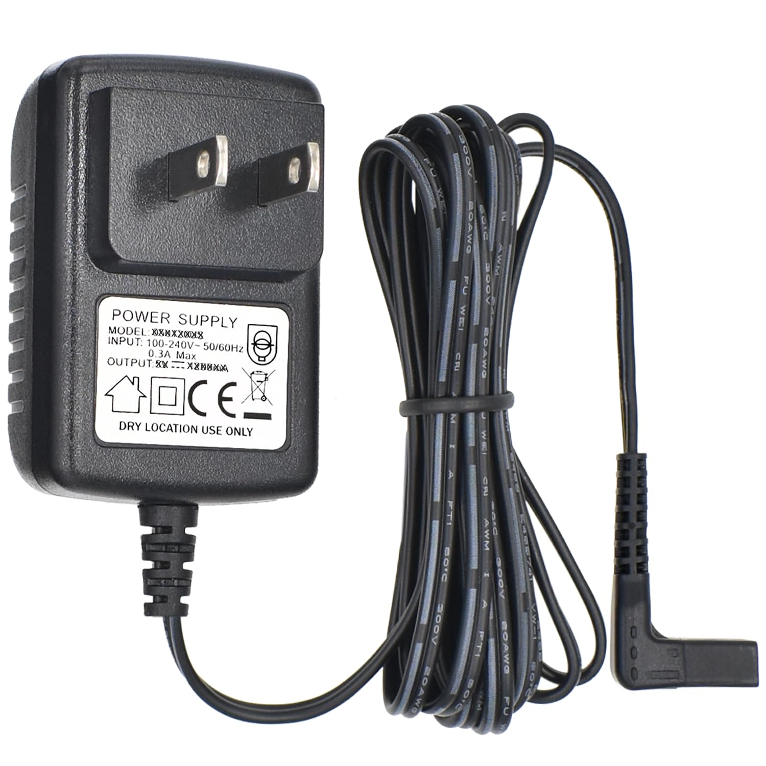 5V Power Adapter Charger for Wahl Trimmer SS2L, WSS3L, 5616L, 5701, 9818A, 9818-5001, 9870, 9884L2, 9896, 9899, Replacement Charger Cord Fit 9864 Stainless Steel Lithium Ion 2.0+ Beard Trimmer