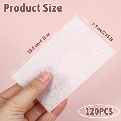 Skiennix 120 Pcs Hair Perm End Papers - High Temperature Resistant Curling Sheets for Salon Use