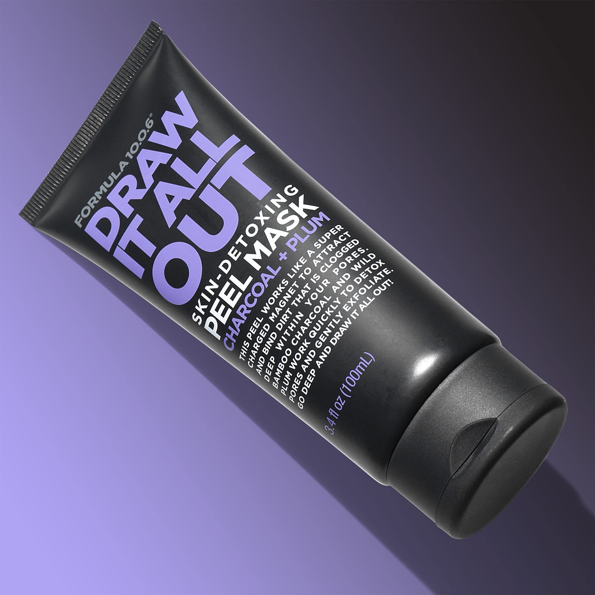 FORMULA 10.0.6 - Draw It All Out Skin-Detoxing Charcoal Peel Mask 3.4 fl oz (100ml)