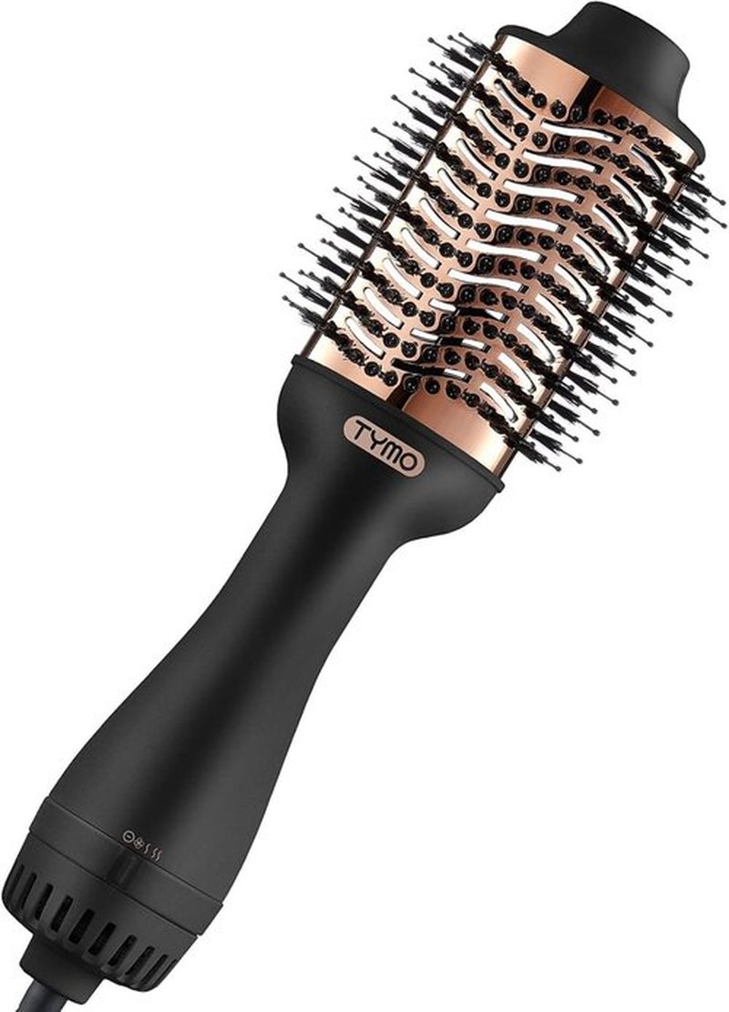 TYMO Hair Dryer Brush - 4 in 1 Ionic Volumizer & Hot Air Straightener for Smooth, Frizz-Free Blowout - Gold