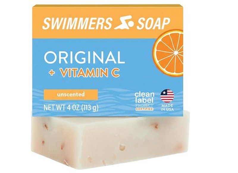 Skiennix Swimmers Soap - All-Natural Vitamin C Body & Face Wash Bar | Neutralizes Chlorine | 4 Ounce