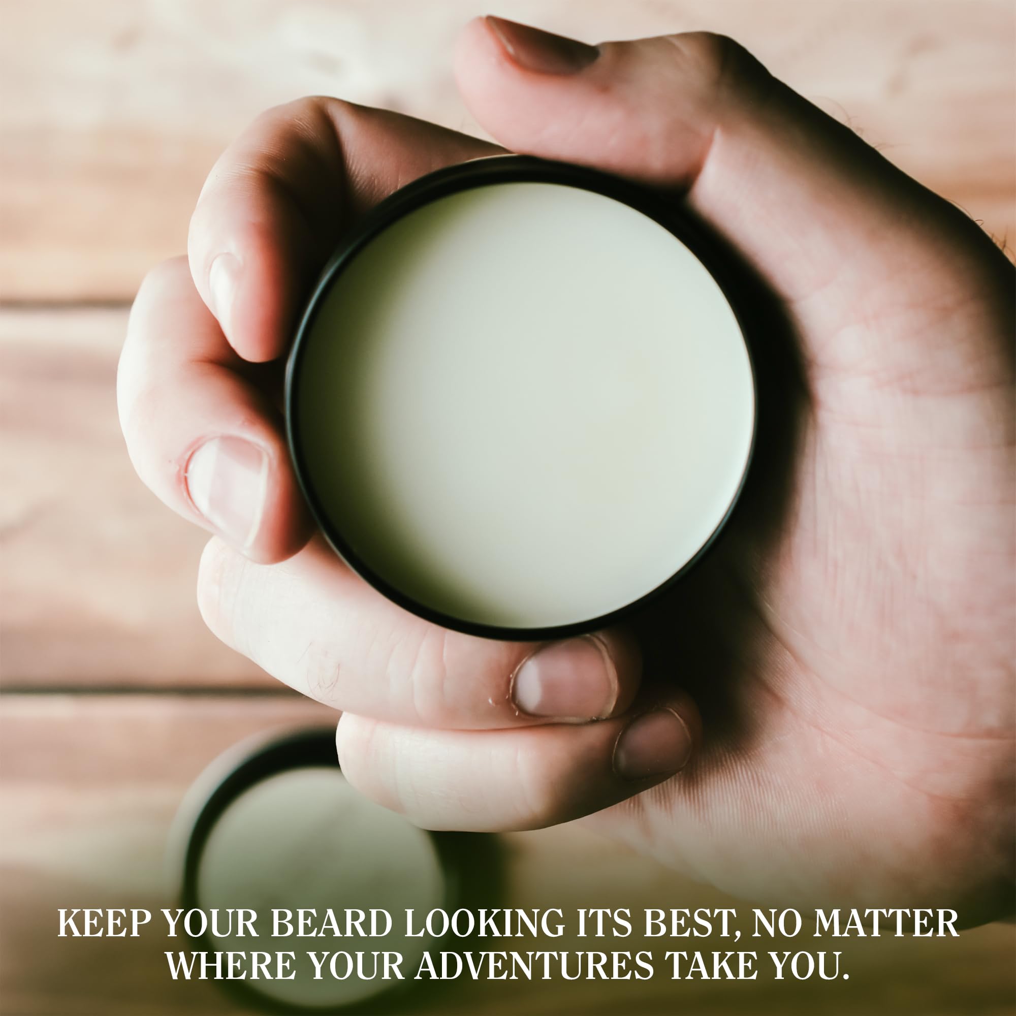Compass Soap - 41° North | Beard Balm for Men | Best Beard Softener for Men with Nourishing Oils, for Healthier & Fuller Facial Hair Growth, 1 oz.