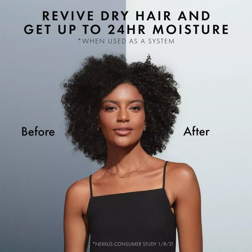 Nexxus Therappe Shampoo & Humectress Conditioner, Travel-Size (6 Sets, 12 Bottles), Elastin Protein & Green Caviar Revive Dry Hair with 24H Moisture, 3 Oz Ea