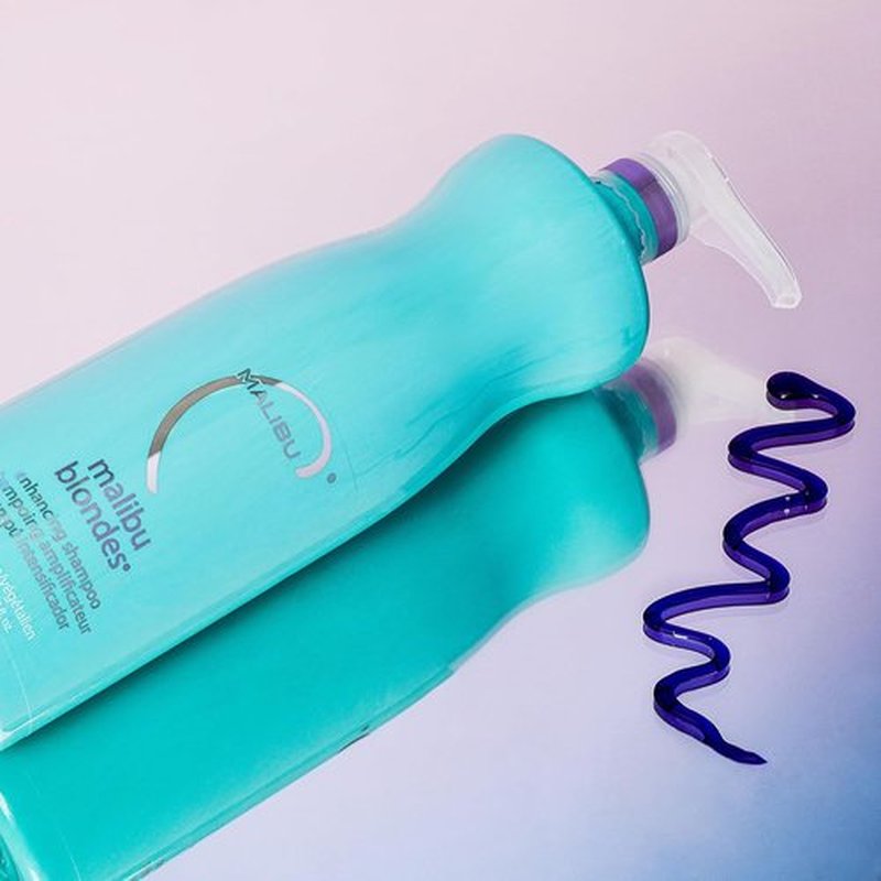 Malibu C Blondes Enhancing Shampoo & Conditioner Duo - Revitalizing Purple Formula for Healthy, Brilliant Blonde Hair | 33.8 oz
