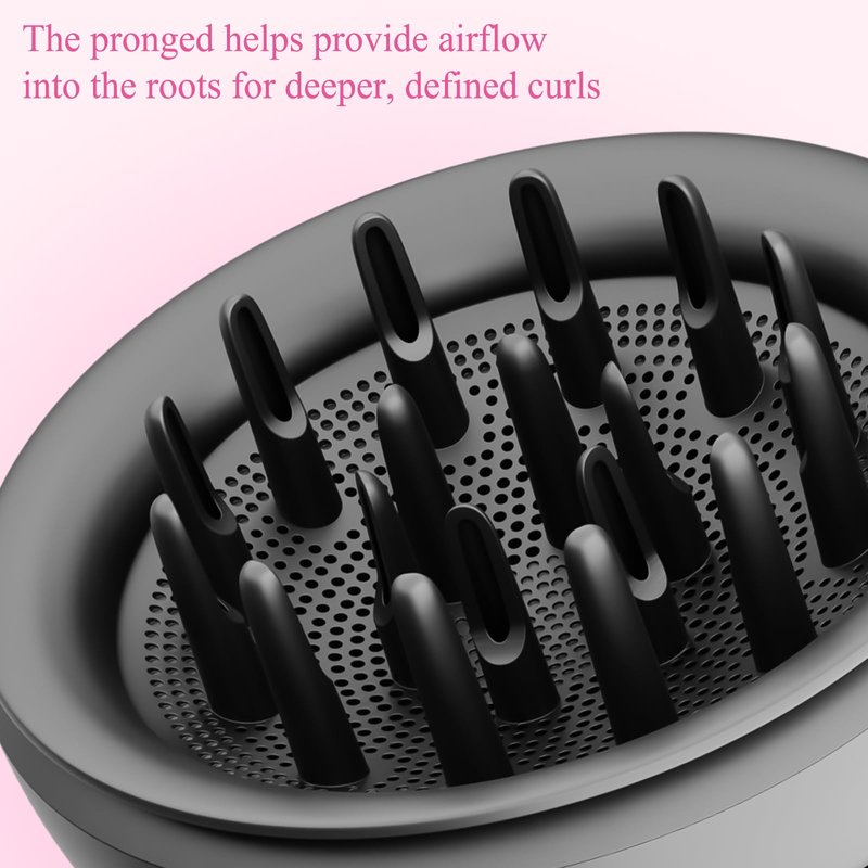 ZEPHBLOW Wave Curl Diffuser for Dyson Airwrap – Dome and Diffuse Modes for Curl Wave Hair, Hair Diffuser Attachment Compatible with Airwrap Styler HS01/05