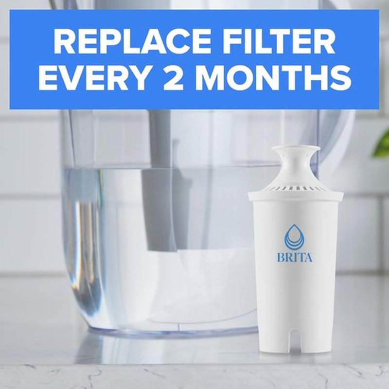 Brita Standard Water Filter | BPA-Free Pitcher Filters | Reduces Copper, Cadmium & Mercury | 3-Pack