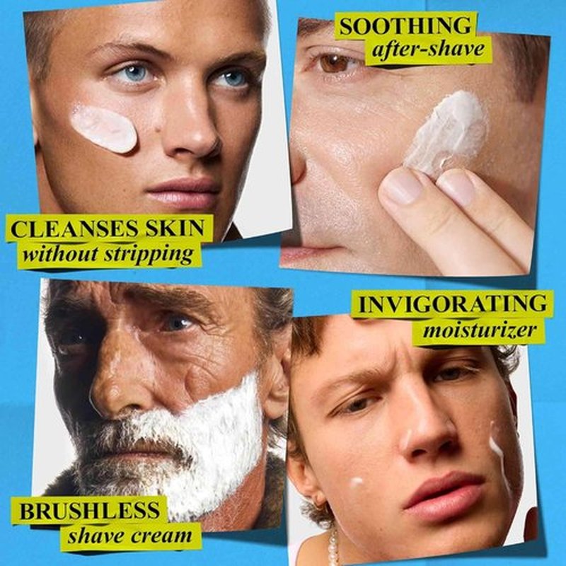 Kiehl's Men's Skincare Gift Set - Complete Shaving Kit with Face Wash, Cream & Moisturizer | $92 Value