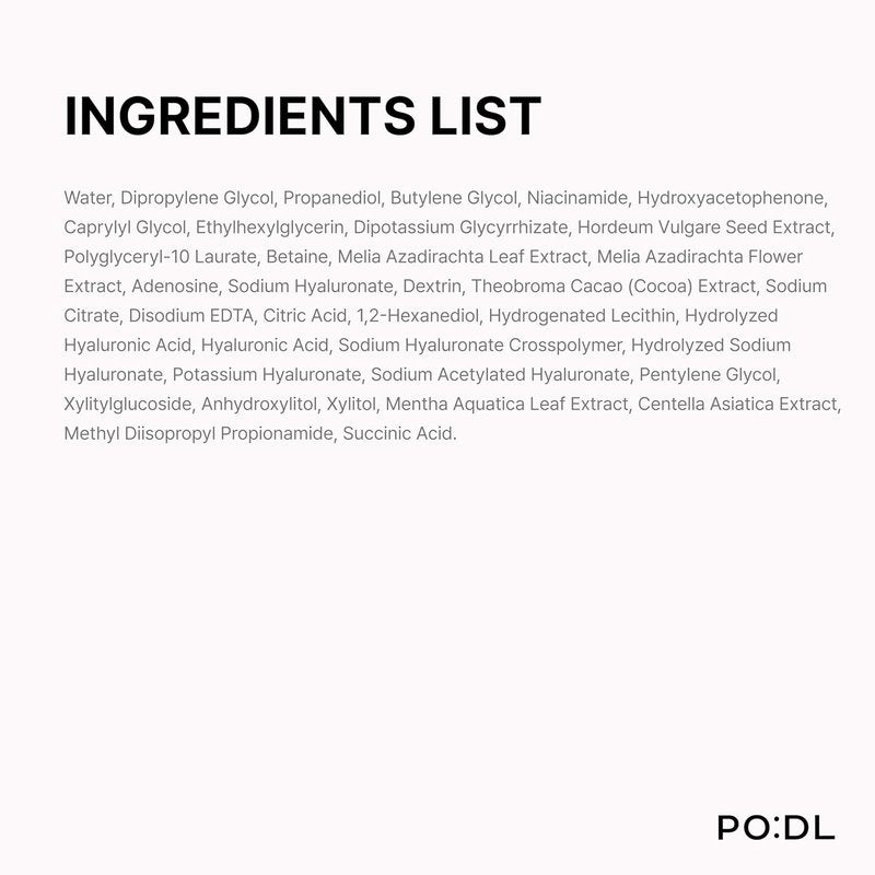 [PODL] Barley Hyaluronic Essence Toner Pads - Instant Cooling Hydration & Calming | 70 Count | Korean Skin Care