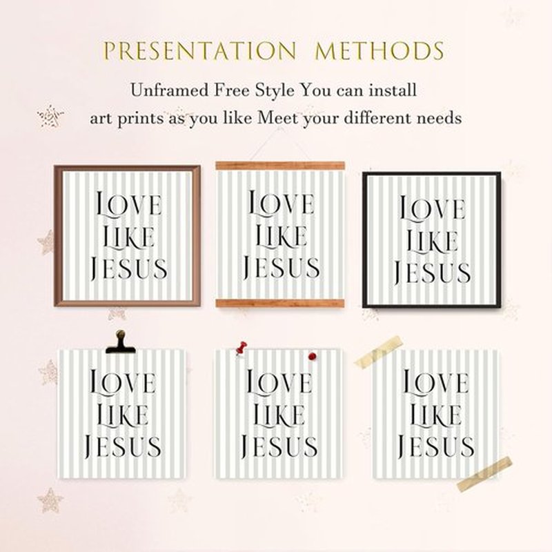 LARTSFRO Coquette Black Bow Wall Art Decor - Inspirational Christian Posters for Teen Girls | Set of 4, 10x10 Inch Unframed