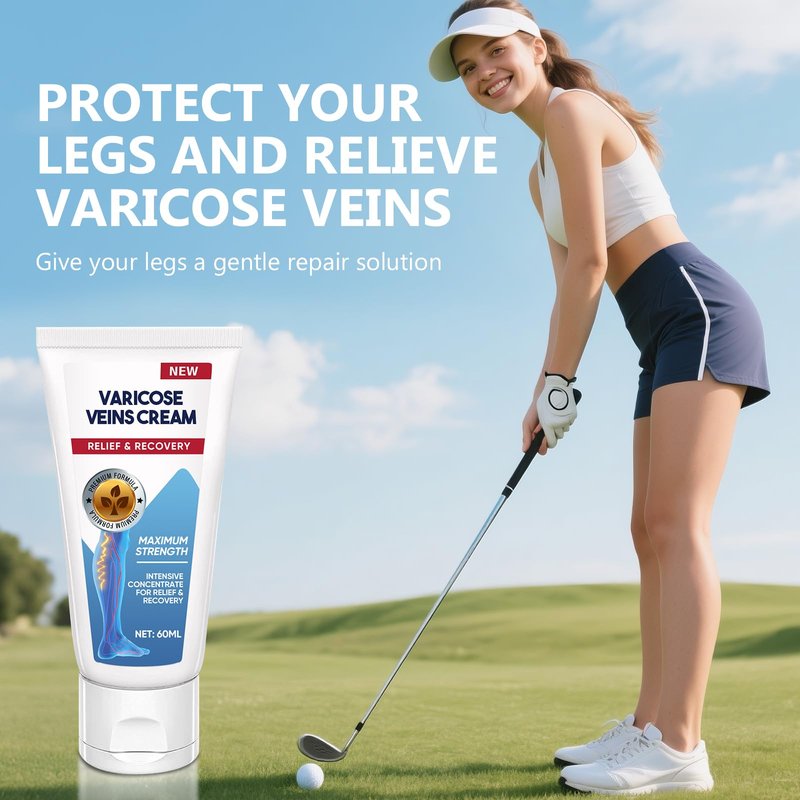 Varicose Veins Cream for Leg, Herbal Formula to Improve Skin Appearance & Smoothness, Ideal for Long-Standing Professionals