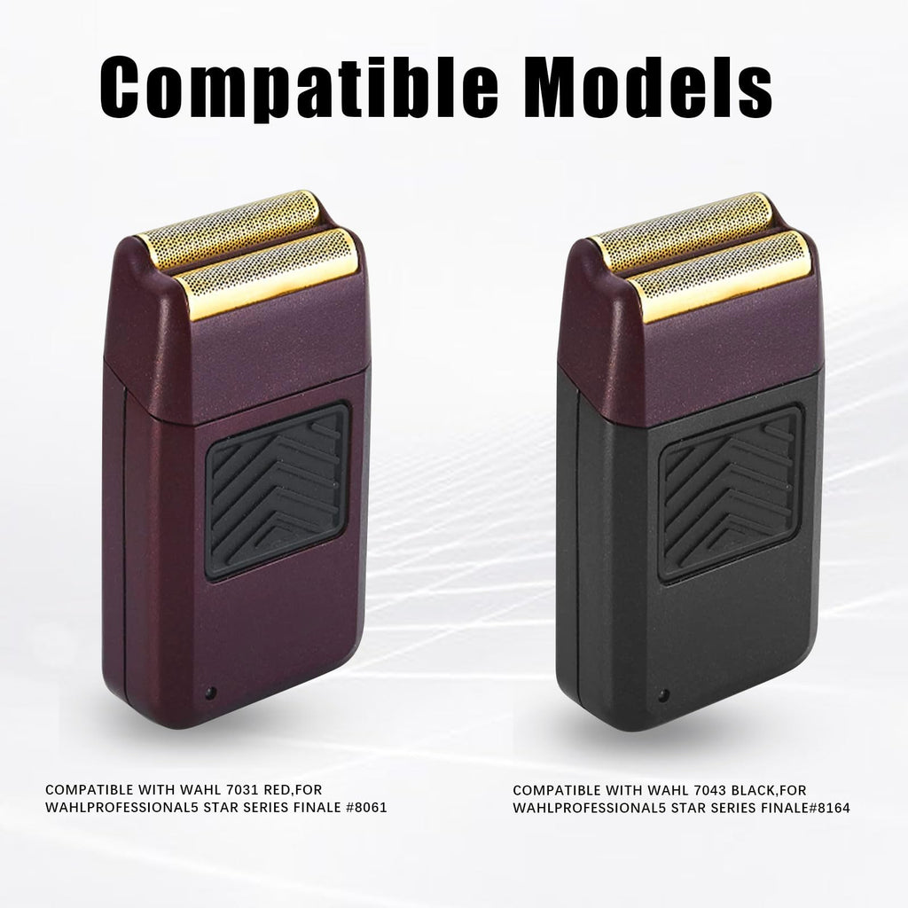 For wahl Shaver Foil Replacement, Compatible with wahl Shaver Super Close Replacement Foil Head for Shaver 07031-100, 07043 (Red 1PACK)