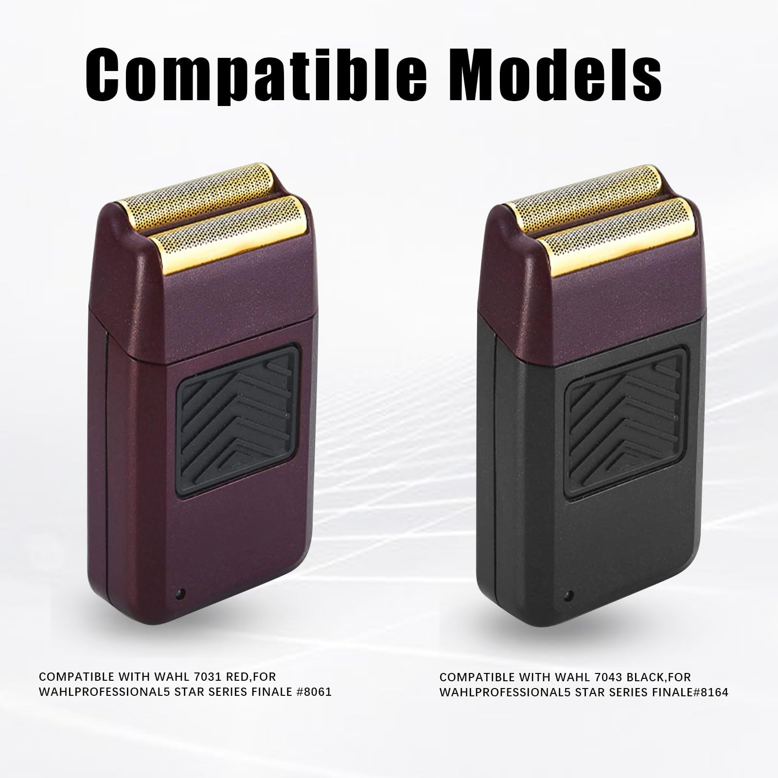 For wahl Shaver Foil Replacement, Compatible with wahl Shaver Super Close Replacement Foil Head for Shaver 07031-100, 07043 (Red 1PACK)