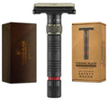 VIKINGS BLADE Adjustable Double Edge Safety Razor - Eco-Friendly & Reusable with Luxury Case | The Emperor “Meiji”