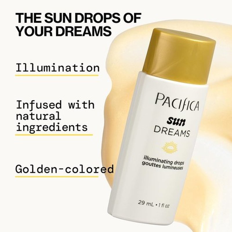 Pacifica Glow Drops - Radiant Skin Illuminating Serum | 1 Fl Oz for a Healthy Glow