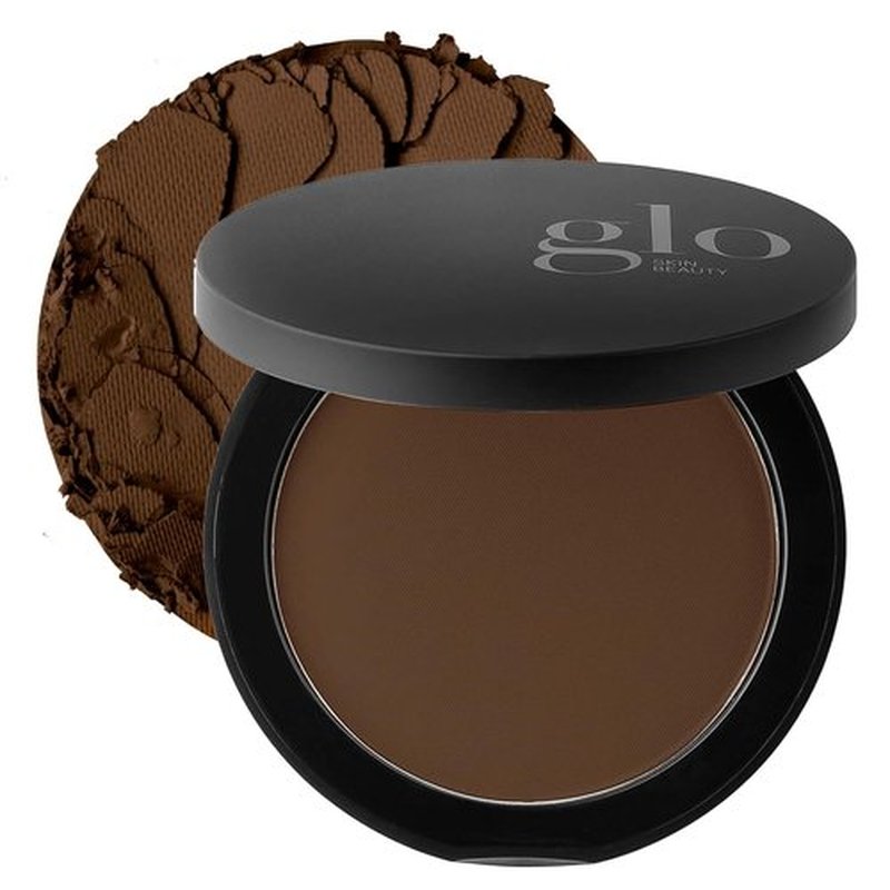 Glo Skin Beauty Pressed Powder Foundation - Cocoa Medium | Buildable Coverage & Long-Lasting Finish