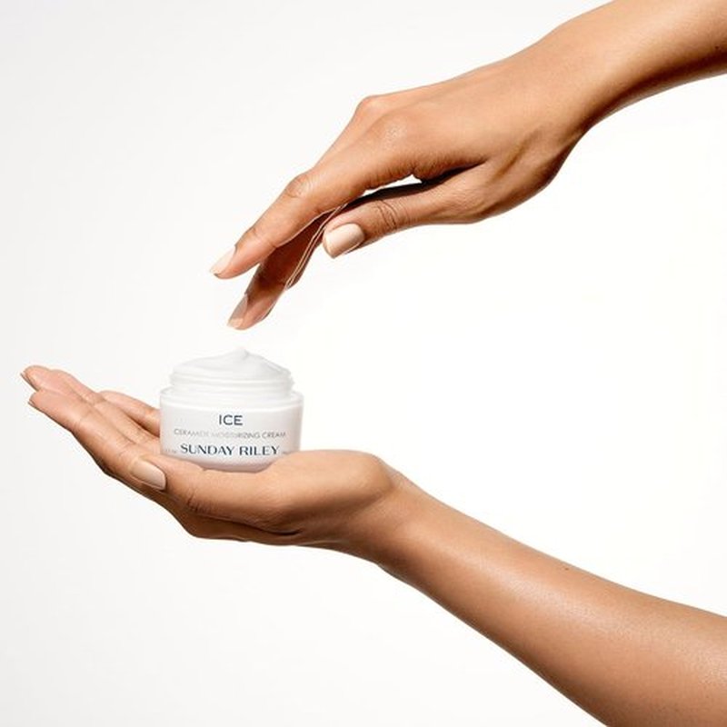 Sunday Riley Ice Ceramide Moisturizer - Hydrating Face Cream for Dry Skin | 1.7 oz