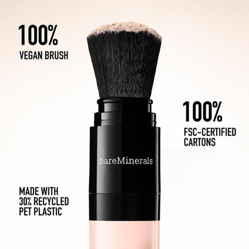 bareMinerals Mineral Veil Translucent Setting Powder, SPF 25 Translucent with Brush, Vegan, Cruelty-Free & Dermatologist-Tested