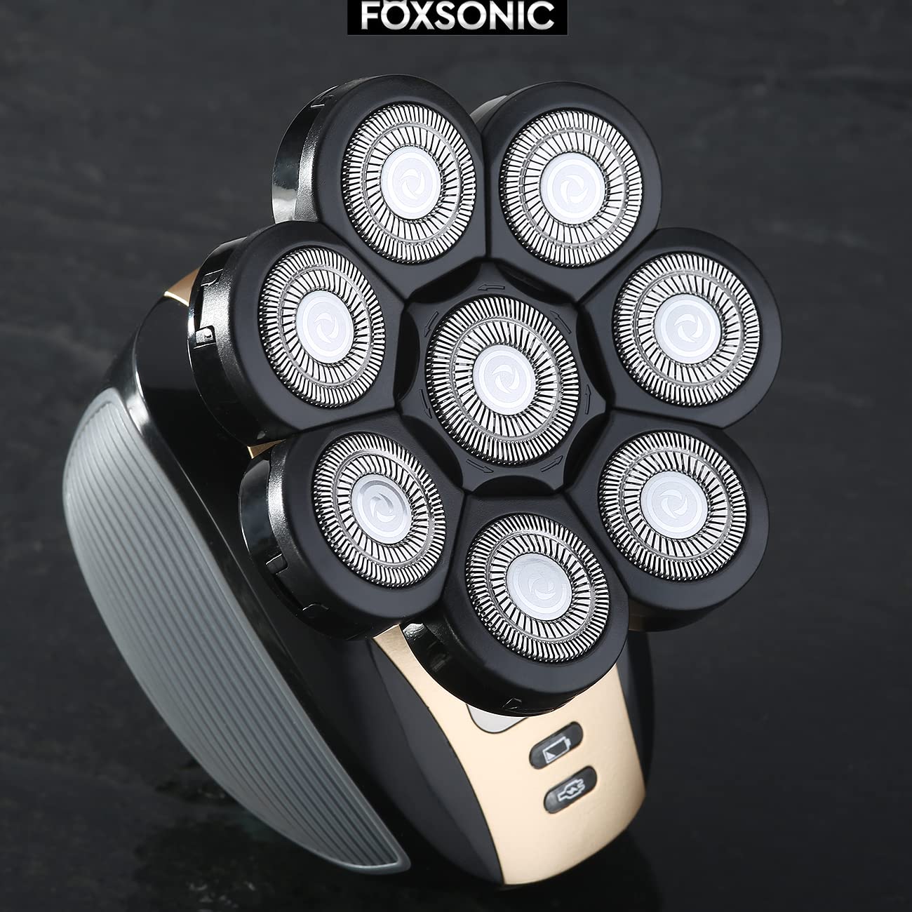 Universa 8 Blades Replacement Heads for Mainstream head shaver brands, Head Shaver Replacement Blades (8 Black)