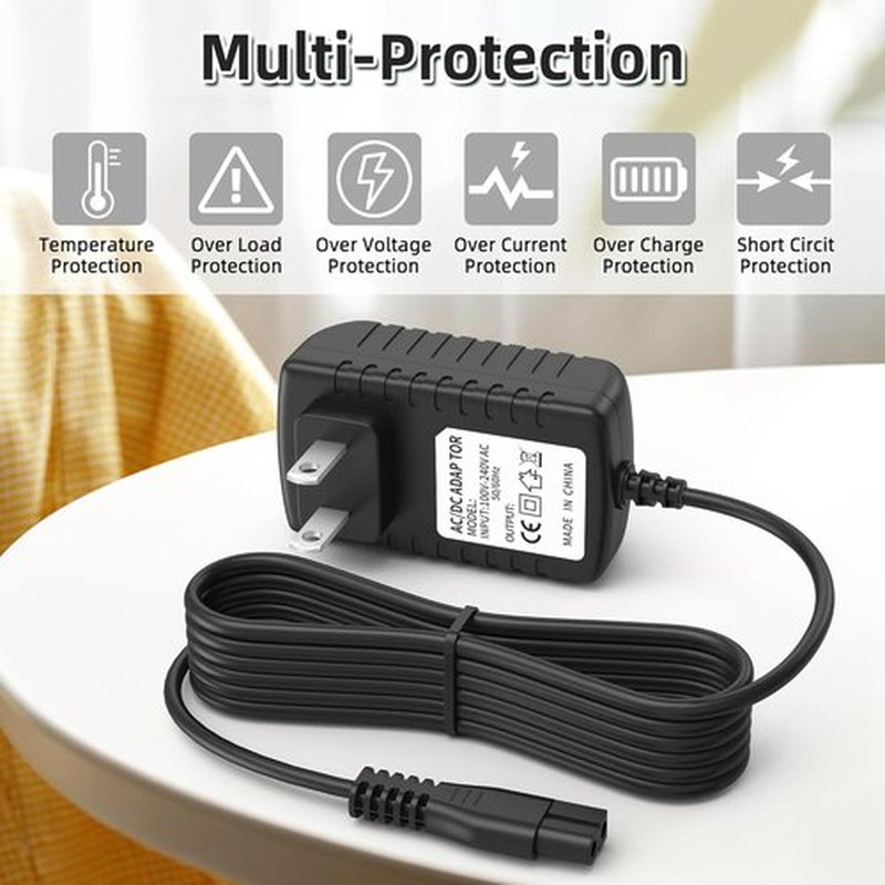 BabylissPro AC Adapter - Compatible Power Supply for FX Clipper Trimmer - 4.5V Charger