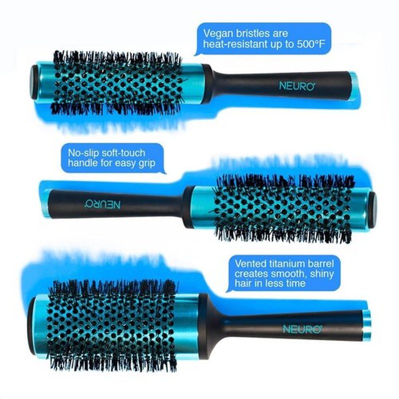 Neuro by Paul Mitchell Titanium Round Brush - Ideal for Blow-Drying All Hair Types