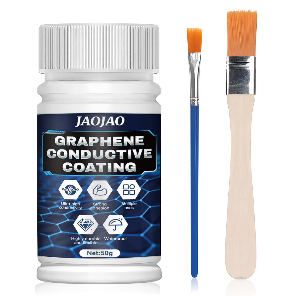 JAOJAO Conductive Paint, Conductive Graphite Paint, 50g