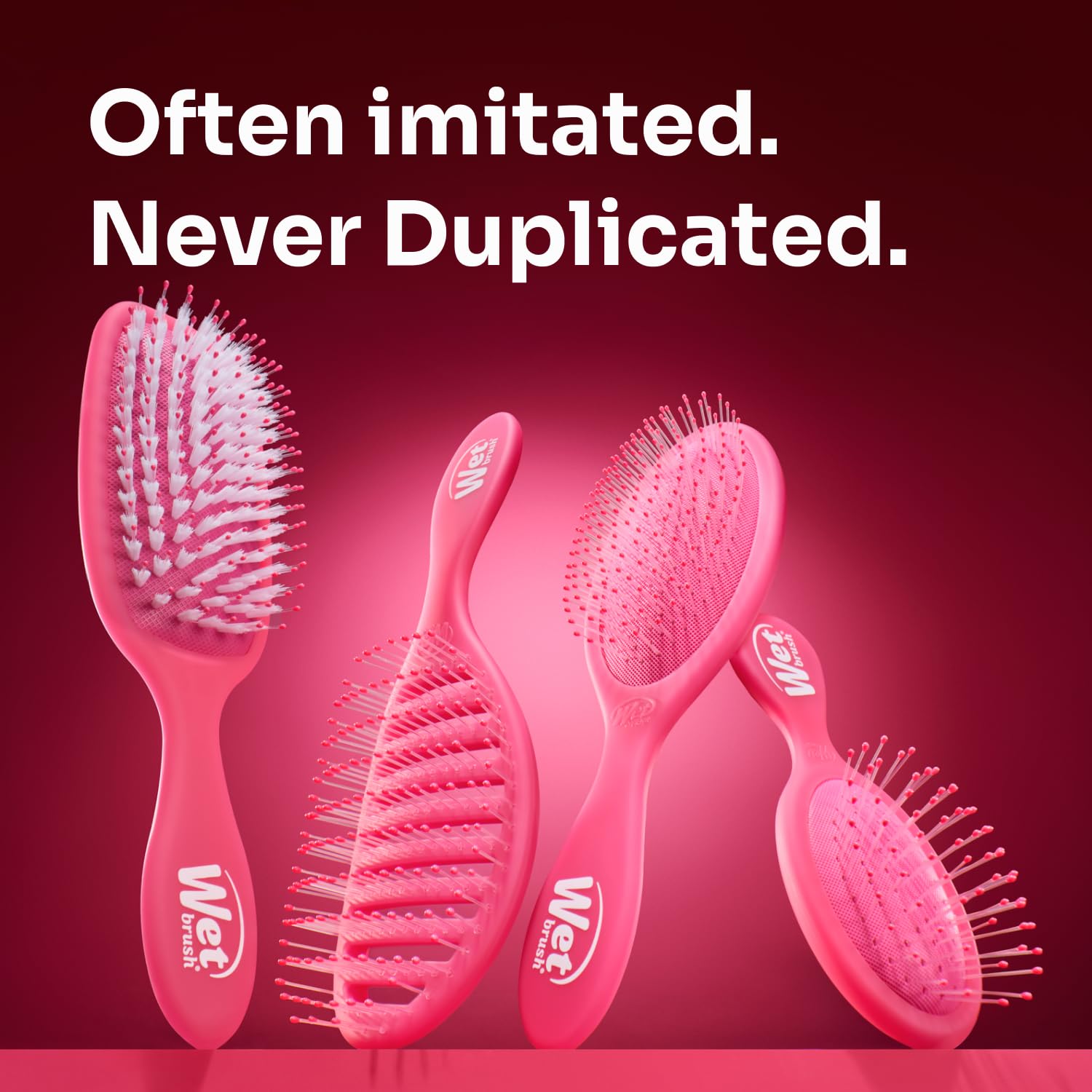 Wet Brush Paddle Detangler Hair Brush - Ultra-Soft IntelliFlex Bristles | AquaVent Design for All Hair Types