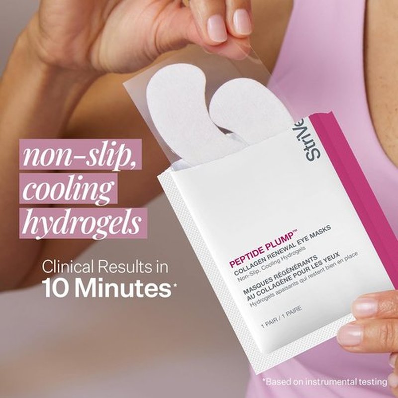 StriVectin Peptide Plump Eye Masks - Collagen Renewal & Smoothing Treatment